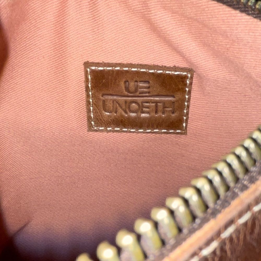UNOETH Leather Crossbody Brown Small - Picture 10 of 10
